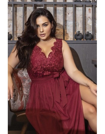  Plus size Robe model 174043 Bicotone 