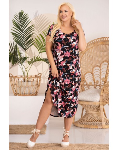  Plus size Robe model 182202 Karko 