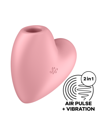 Stimulateur Satisfyer Cutie Heart - Rose