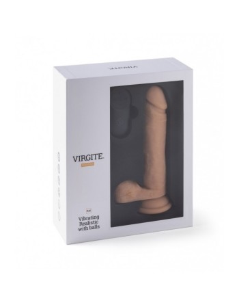 VIBROMASSEUR RÉALISTE R16 FLESH 16 CM AVEC TÉLÉCOMMANDE Chair