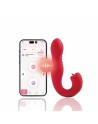 JOI THRUST 2 rouge - Vibromasseur point G - lèche-clitoris - va et vient contrôlé par application