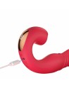 JOI THRUST 2 rouge - Vibromasseur point G - lèche-clitoris - va et vient contrôlé par application