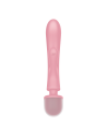 Triple lover Rabbit et Wand Satisfyer - Rose