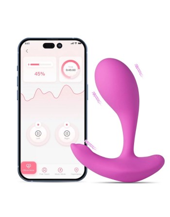 Oly - vibromasseur avec application pour le point G et le clitoris