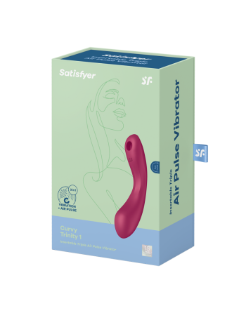 Curvy trinity 1 - 3 en 1 Rouge Satisfyer