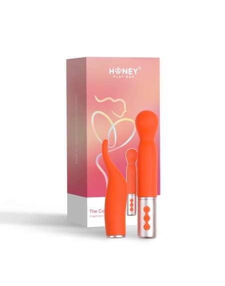 Partschinite - The naughty collection - Vibromasseur à tête interchangeable Orange