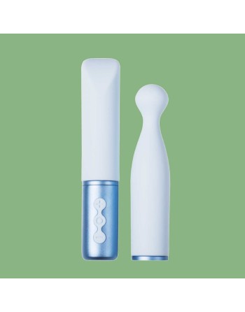 Aquamarine - The naughty collection - Vibromasseur à tête interchangeable Bleu