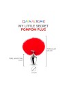 My little secret pompom plug - rouge