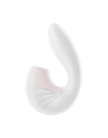 Stimulateur clitoridien et Vibromasseur point G Satisfyer Supernova - Blanc