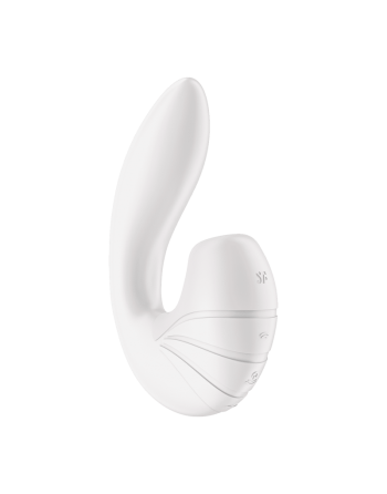 Stimulateur clitoridien et Vibromasseur point G Satisfyer Supernova - Blanc