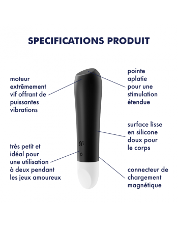 Vibromasseur  Satisfyer Ultra Power Bullet 2 - Noir