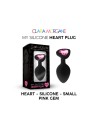 My Silicone Heart Plug - Gem rose