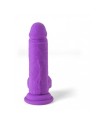 VIBROMASSEUR RÉALISTE R12 14.4CM AVEC TÉLÉCOMMANDE VIOLET