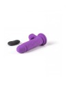 VIBROMASSEUR RÉALISTE R12 14.4CM AVEC TÉLÉCOMMANDE VIOLET