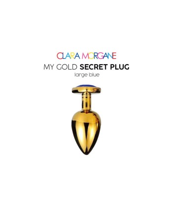 My Gold Secret Plug - Bleu