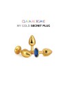 My Gold Secret Plug - Bleu