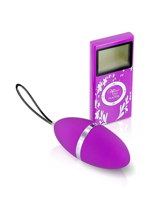 Oeuf vibrant violet 10 vitesses télécommande écran LCD - CC5720000050