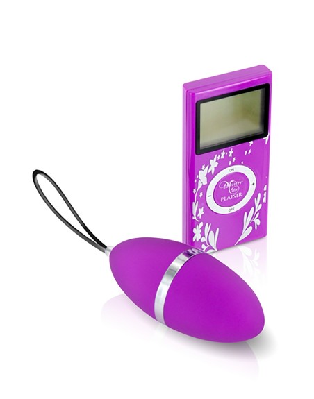 Oeuf vibrant violet 10 vitesses télécommande écran LCD - CC5720000050