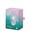 Stimulateur clitoridien par onde de pression sans contact et par vibration USB vert et rose, Pixie Dust Satisfyer - CC597837