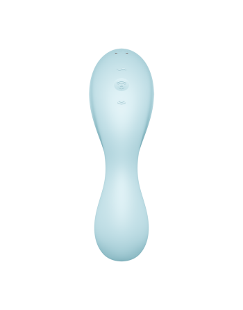 Vibromasseur connecté 3 en 1 Bleu USB Curvy Trinity 5 - CC597823