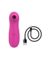 Stimulateur de clitoris par vibrations sur membrane rechargeable USB rose 10 Vitesses De Voyage - ZK003CPNK