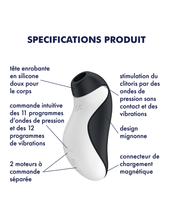 Stimulateur de clitoris ORCA USB Satisfyer - CC597818