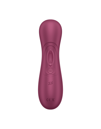 Stimulateur de clitoris 2 embouts avec techonologie Liquid Air Pro 2 Generation 3 rouge USB Satisfyer - CC597814