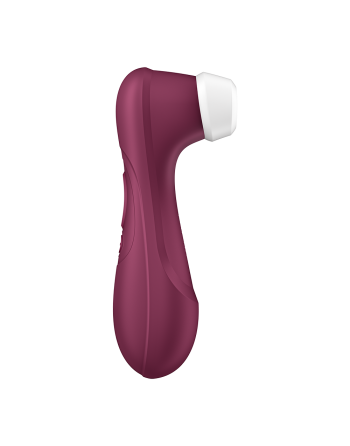 Stimulateur de clitoris 2 embouts avec techonologie Liquid Air Pro 2 Generation 3 rouge USB Satisfyer - CC597814