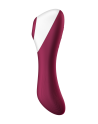 2 en 1 Vibromasseur et stimulateur de clitoris USB rouge Dual Crush Satisfyer - CC597786