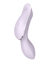 2 en 1 Vibromasseur et stimulateur de clitoris USB violet Curvy Trinity 2 Satisfyer - CC597788