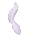 2 en 1 Vibromasseur et stimulateur de clitoris USB violet Curvy Trinity 2 Satisfyer - CC597788