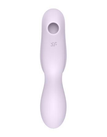 2 en 1 Vibromasseur et stimulateur de clitoris USB violet Curvy Trinity 2 Satisfyer - CC597788