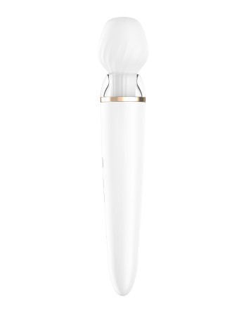 Double wand blanc connecté USB Double Wand-er Satisfyer - CC597756