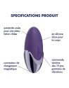 Stimulateur clitoridien USB Purple Pleasure Satisfyer - CC597228