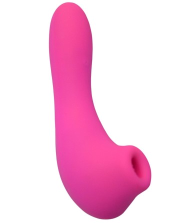 Vibromasseur rose avec 20 programmes de vibration et stimulation clitoridien à membrane picots USB - CR-CAV013