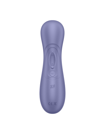 Stimulateur de clitoris 2 embouts Connecté avec technologie Liquid air Pro 2 Generation 3 violet USB Satisfyer - CC597815