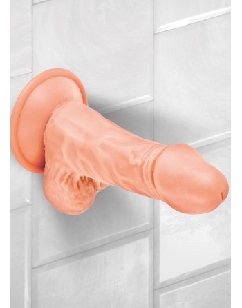 Gode réaliste avec testicules et ventouse 13cm - CC514115