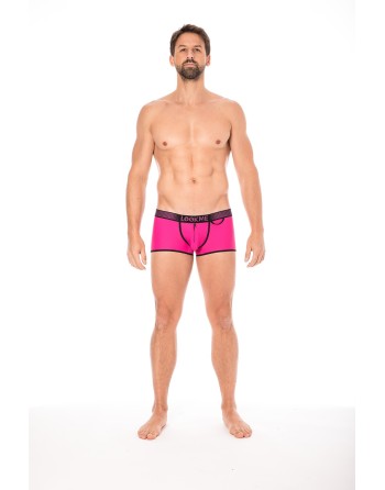 Mini-Pants Magenta échancré avec zip - LM2003-68MAG