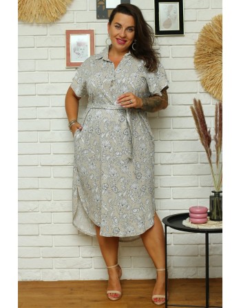  Plus size Robe model 169070 Karko 