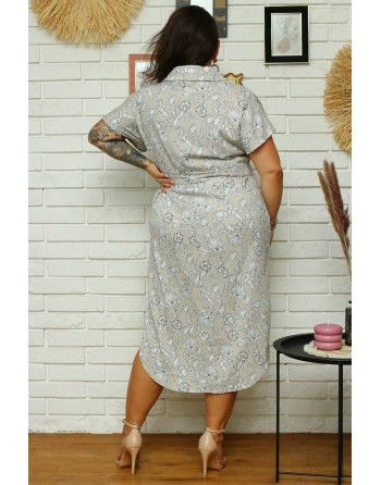  Plus size Robe model 169070 Karko 